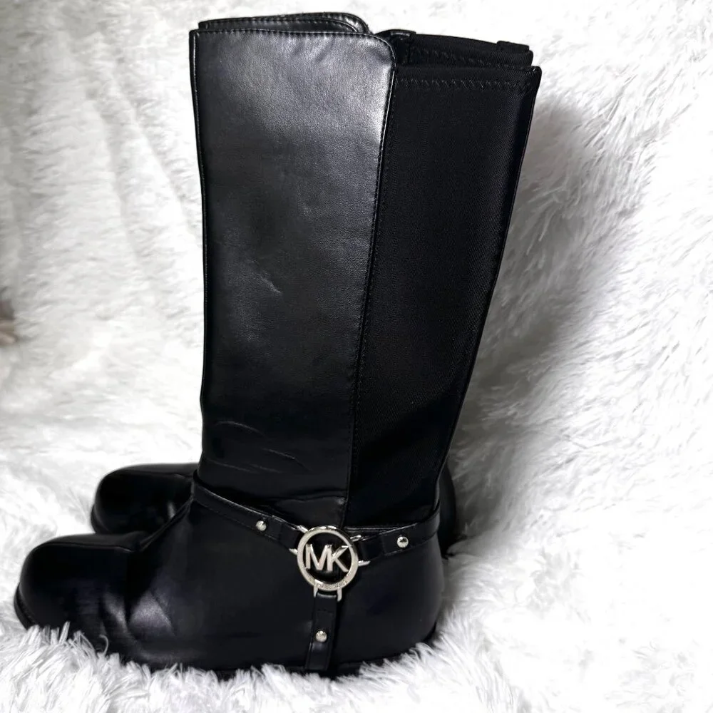 Michael Kors Emma Kaya Boots Sz 5 Black